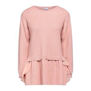 RED VALENTINO 100% Virgin Wool Pink Sweater